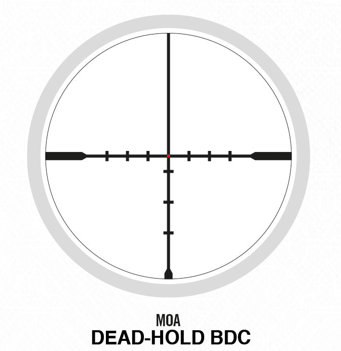 Vortex Viper HD 2-10x42 Dead Hold BDC MOA kikarsikte med belyst riktmedel