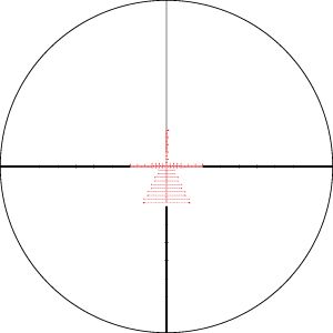 Vortex Strike Eagle 5-25x56 FFP kikarsikte med belyst EBR-7C MRAD-riktmedel
