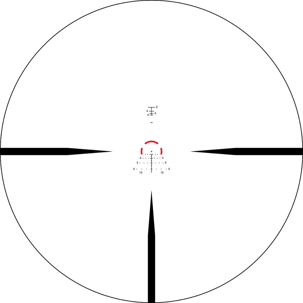 Vortex Strike Eagle 1-8x24 kikarsikte med AR-BDC3 MRAD-riktmedel och belyst riktpunkt