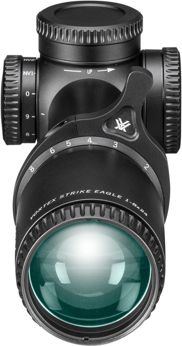 Vortex Strike Eagle 1-8x24 FFP kikarsikte med belyst EBR-8 MOA-riktmedel
