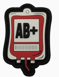Blodgrupp AB+ Pos – Påse – Patch