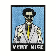 Borat - Very nice - Blå - Patch