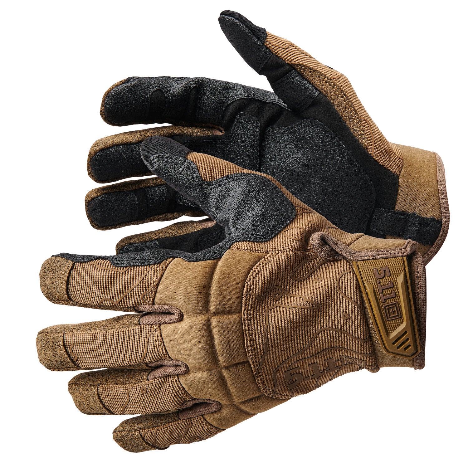 tation Grip 3.0 taktiska handskar i färgen Kangaroo – med touchfunktion, neoprenknogar och justerbar mudd
