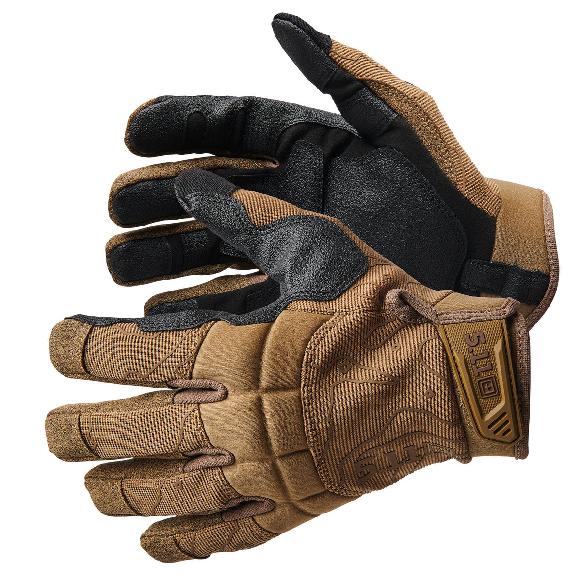 tation Grip 3.0 taktiska handskar i färgen Kangaroo – med touchfunktion, neoprenknogar och justerbar mudd