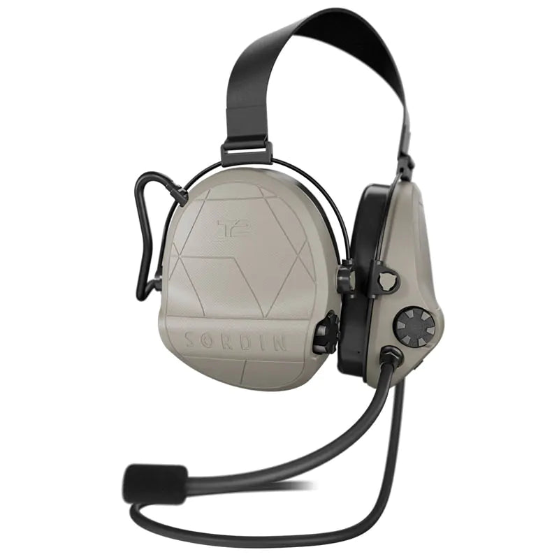 Sordin - Supreme T2 CC Tan Neckband Memory Foam