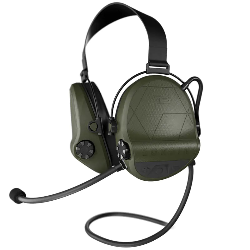 Sordin - Supreme T2 CC Green Neckband Memory Foam