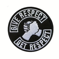 Give Respect - Get Respect - Rund - Patch