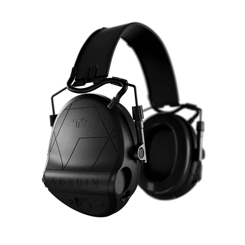 Sordin - Supreme T2 CC Black Headband Leather Memory Foam