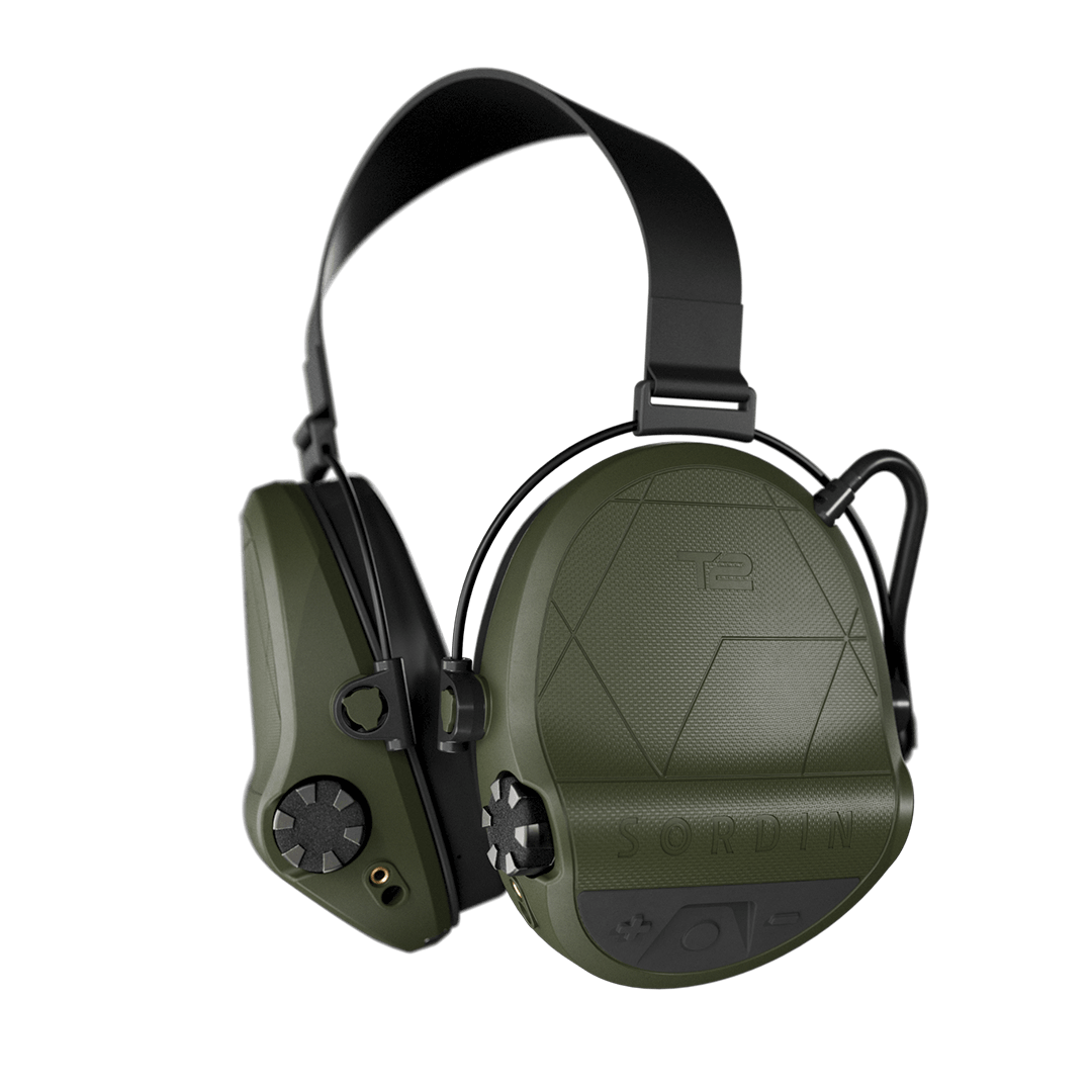 Sordin - Supreme T2 Green Neckband Memory Foam
