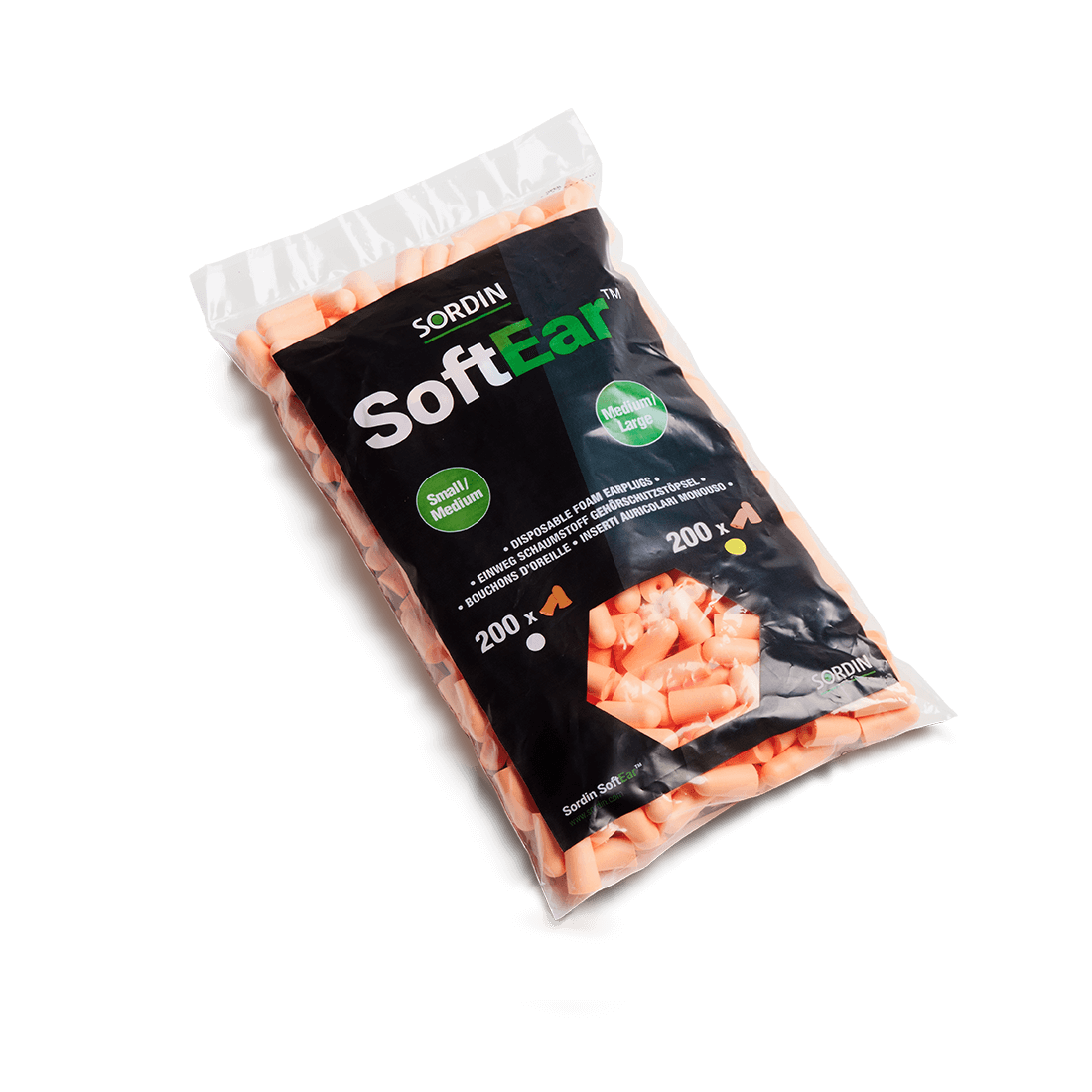 Sordin - SoftEar Disposable Refill Peach (M/L) 200p