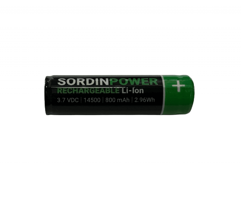 Sordin - Power Battery 14500 - uppladdningsbart - LI-ION 3.7V
