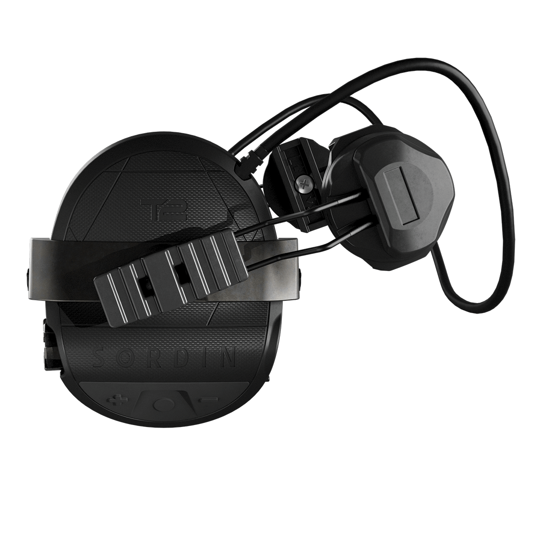Sordin - Supreme T2 Black RARC Helmet Memory Foam