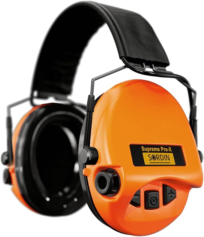 Sordin - Supreme Pro-X H2 Slim - Headband - Orange - PVC