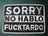 Sorry no hablo fuck tardo - Patch