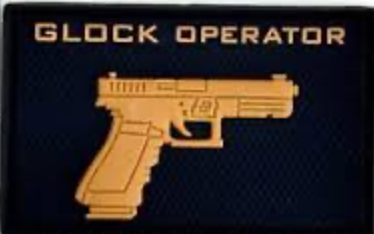 Glock Operator - Brun - Patch - Pvc