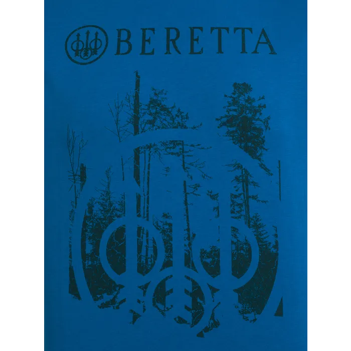Beretta - Outline T-Shirt - Blue Twilight