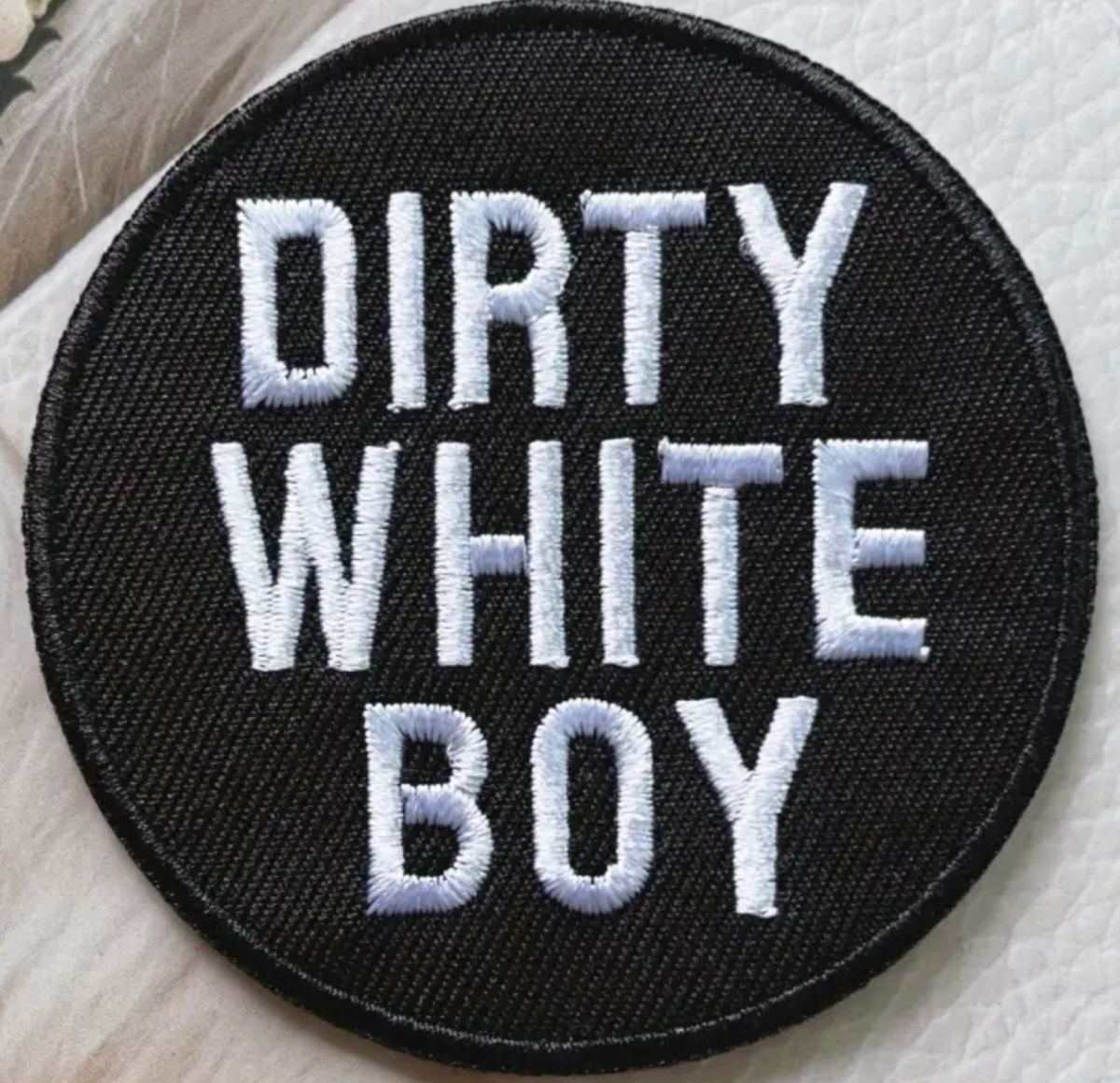 Dirty white boy - Patch