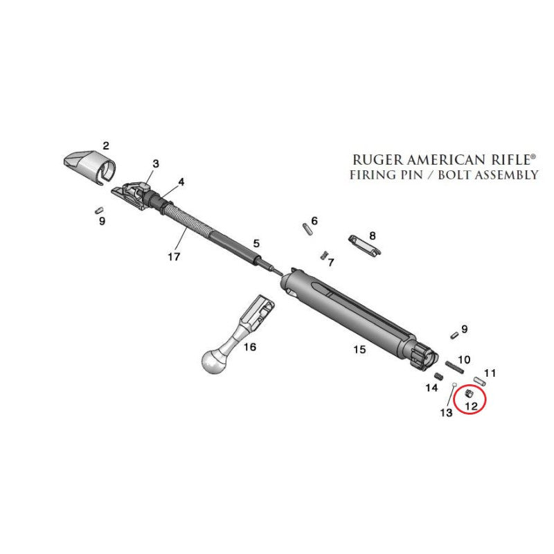Ruger - Utdragare – Extractor Ruger American .308 Win - #5