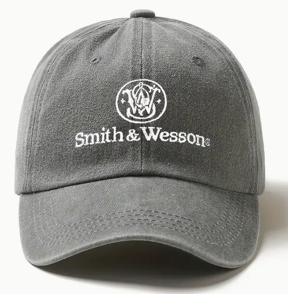 Smith & Wesson - Cap - Dark Gray - White text