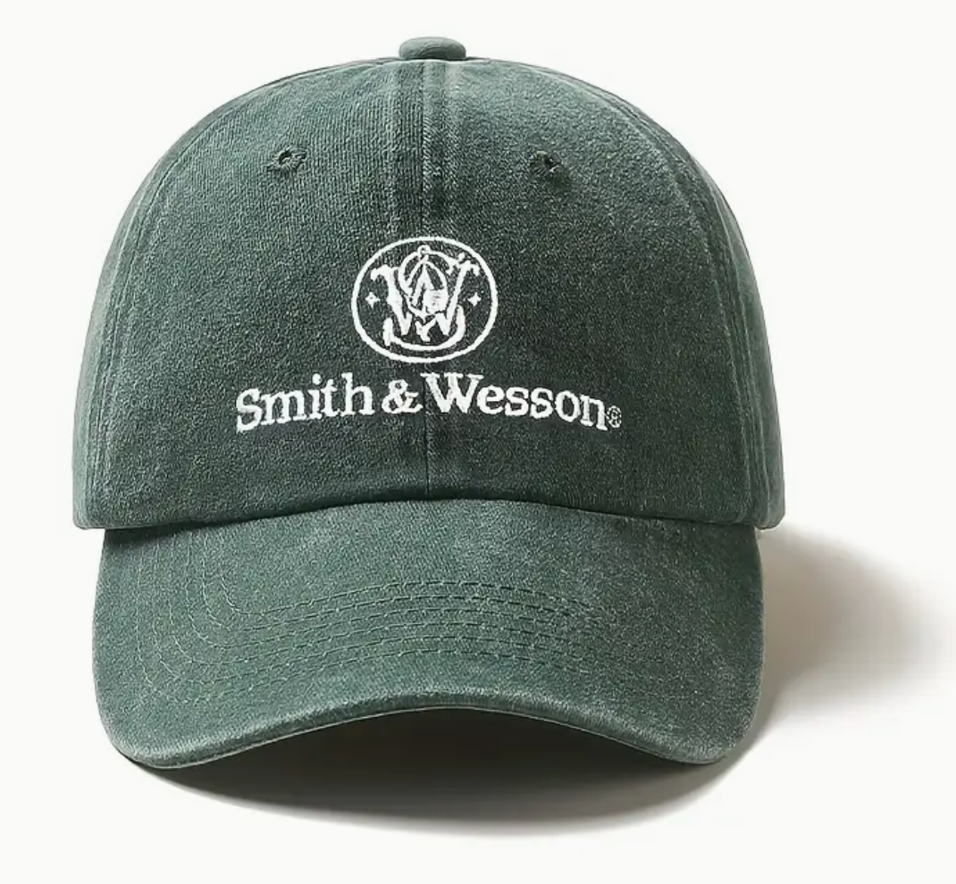 Smith & Wesson - Cap - Green - White text
