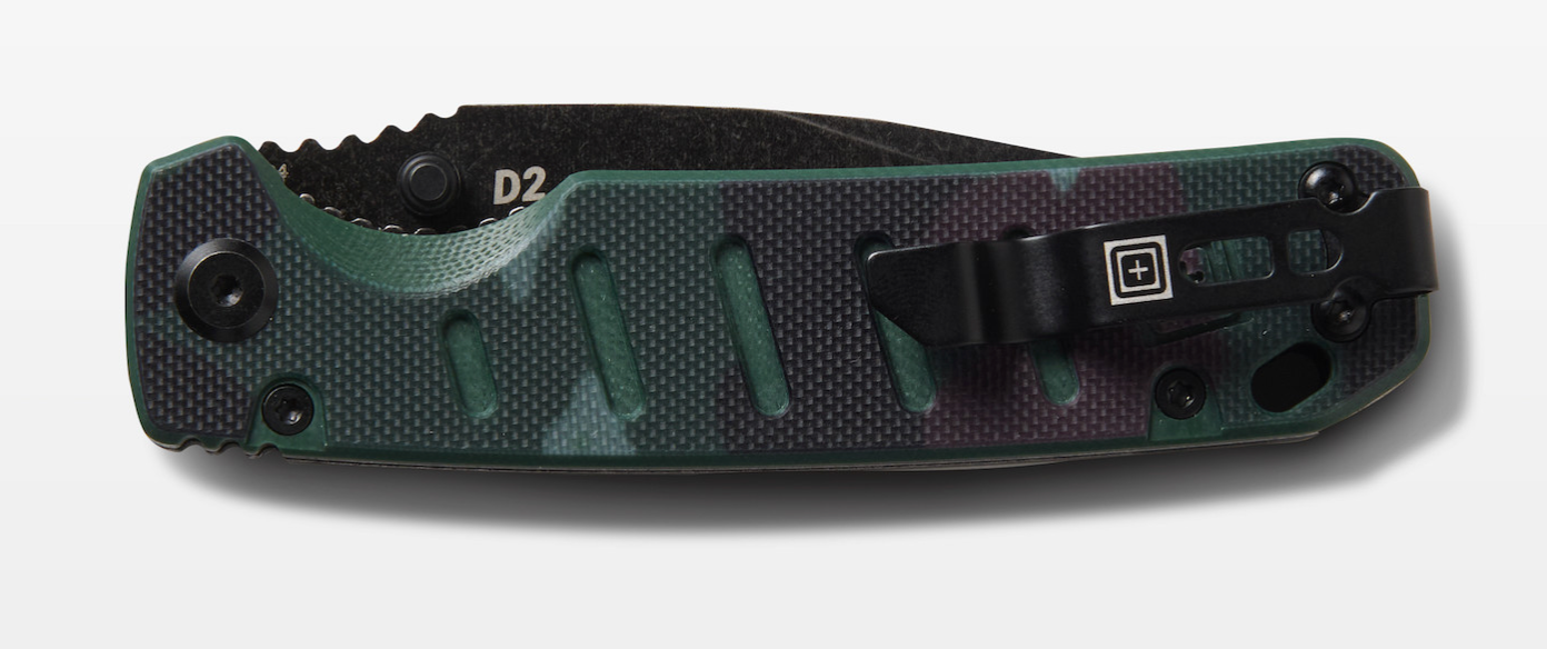 5.11 - Braddock DP Knife Mini - Woodland Camo (938)