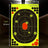 Fluorescent Splatter Target - Bullseye