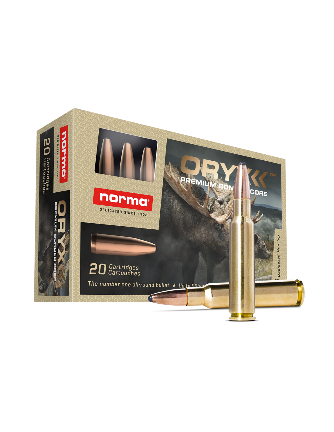 Norma - .30-06 Springfield - Oryx - 10,7g/165gr - 20/ask