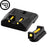 CZ - P-10 - Fast siktes set med fiberoptik - Original CZ - 1 mm Gul - Gul