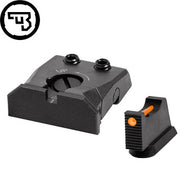 CZ - P-10 - Justerbar Sikte med Fiberoptik – 1 mm Orange