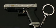 Glock - Taran Tactical - Keychain - Samlarpistol - Silver
