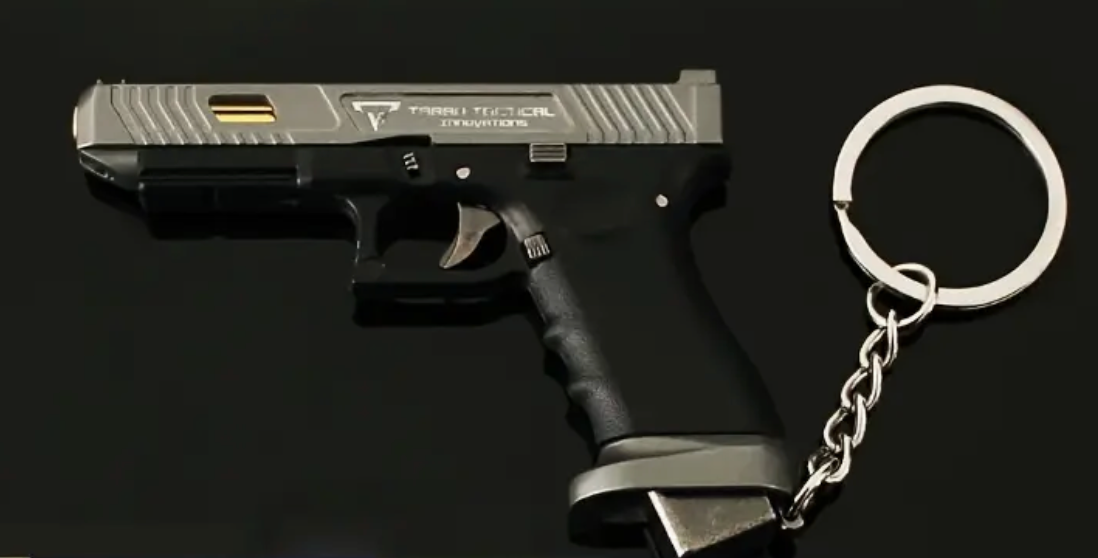 Glock - Taran Tactical - Keychain - Samlarpistol - Silver