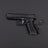 Glock - Keychain - Samlarpistol - Svart