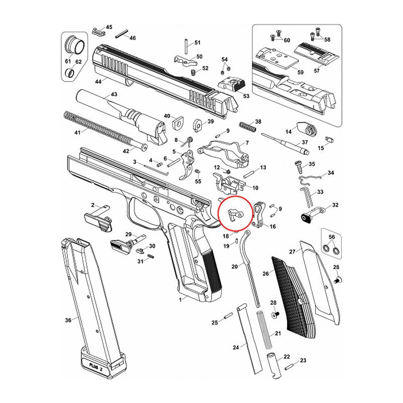 CZ - Shadow 2/SP-01 Shadow - Sport Disconnector