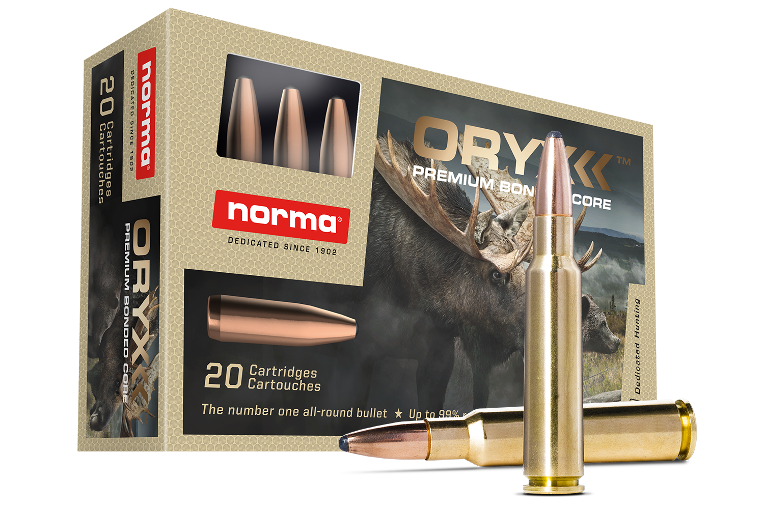Norma - 8.5x55 Blaser - Oryx - 14,9gr/230g - 20/ask