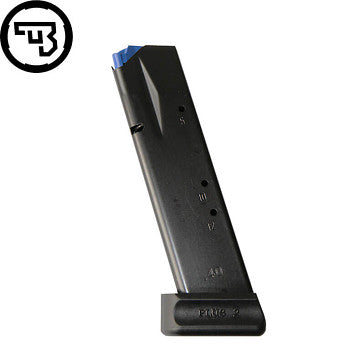 CZ - Magasin - 17+2 rds - 9 mm - Svart