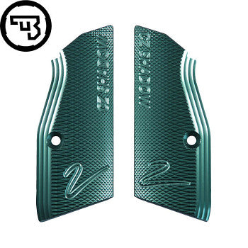 CZ - Shadow 2 - Short aluminium grip - Turquoise