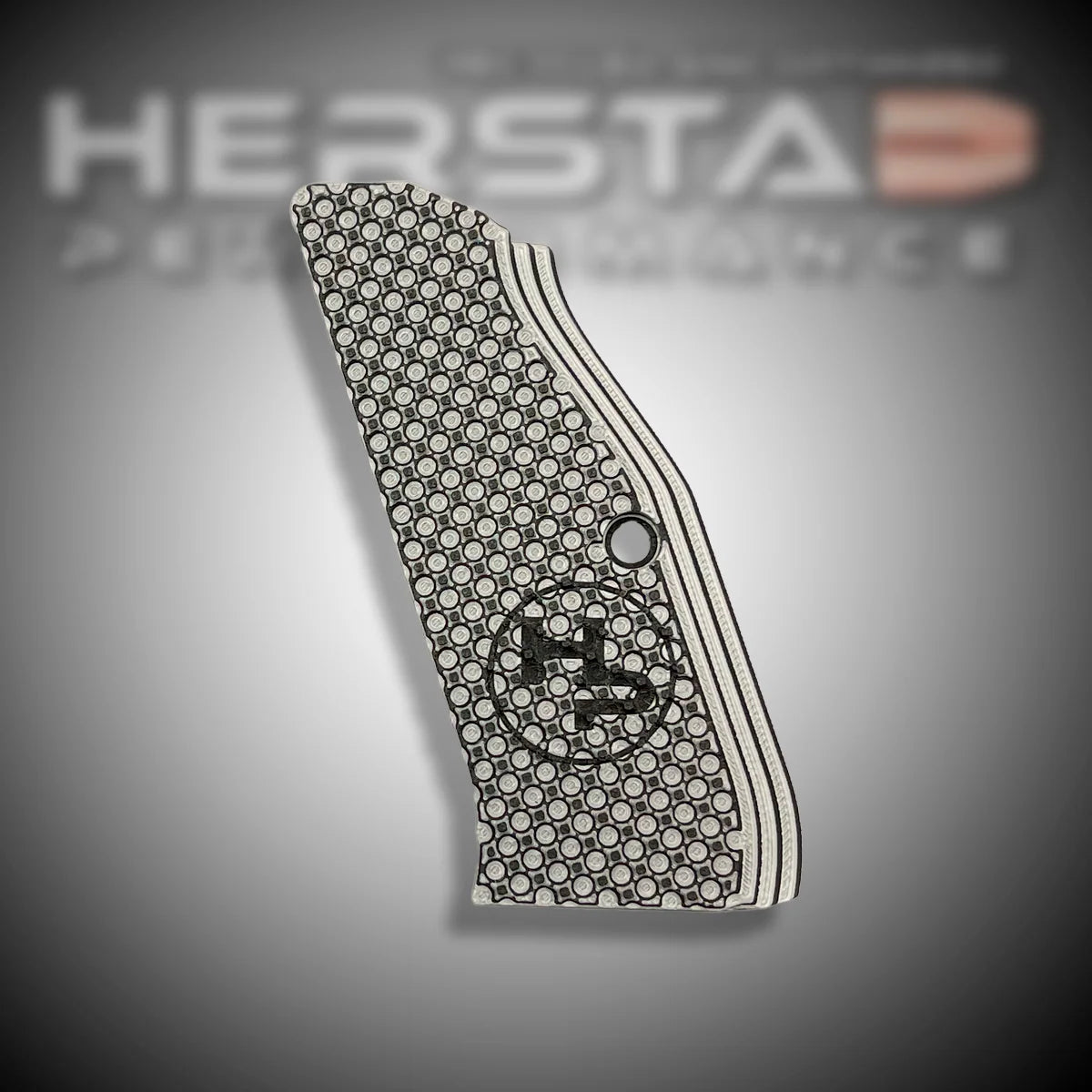 Herstad Performance - CZ Shadow 2 - Thin Flat - Long - Silver/Black (Black logo)