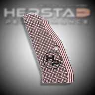 Herstad Performance - CZ Shadow 2 - Thin Flat - Long - Pink Pudder/Black (Black logo)