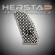 Herstad Performance - CZ Shadow 2 Compact - Thin Flat - Silver/Black (Black logo)