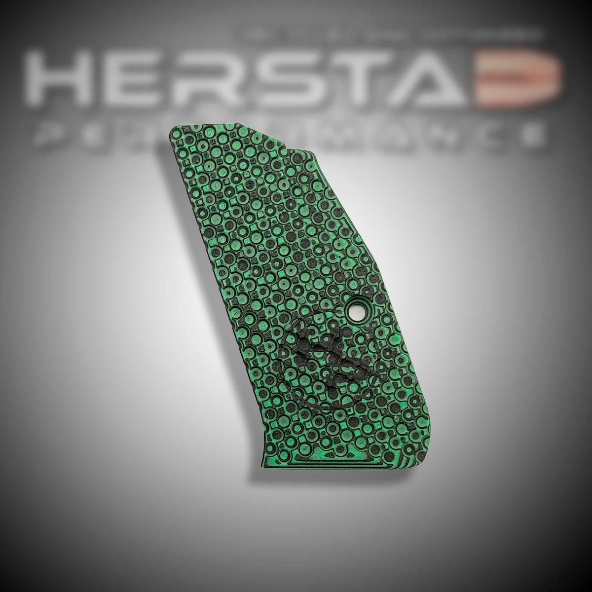 Herstad Performance - CZ Shadow 2 Compact - Palm Swell - Green/Black (Black logo)