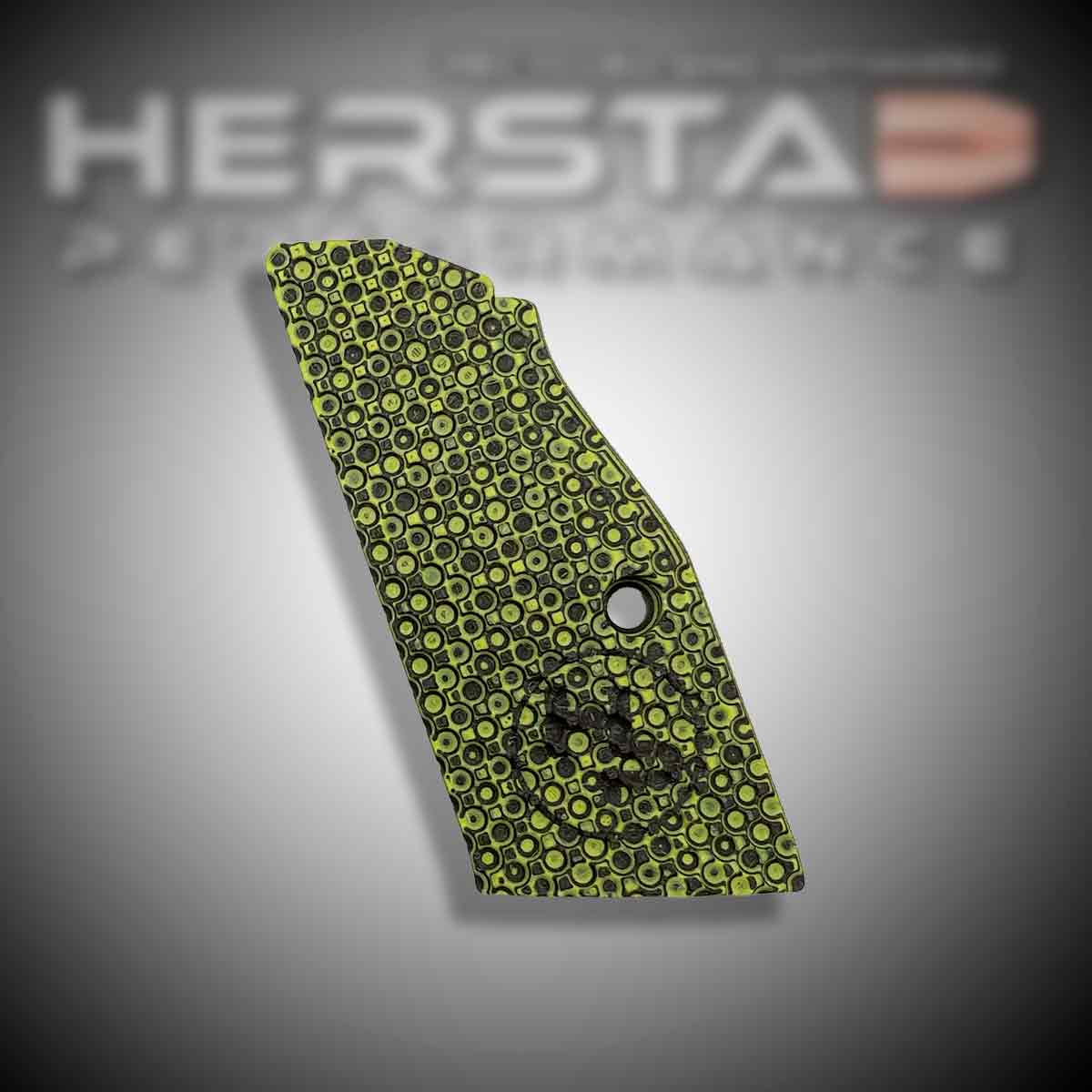 Herstad Performance - CZ Tactical Sport 2 - Palm Swell - Yellow/Black (Black logo)
