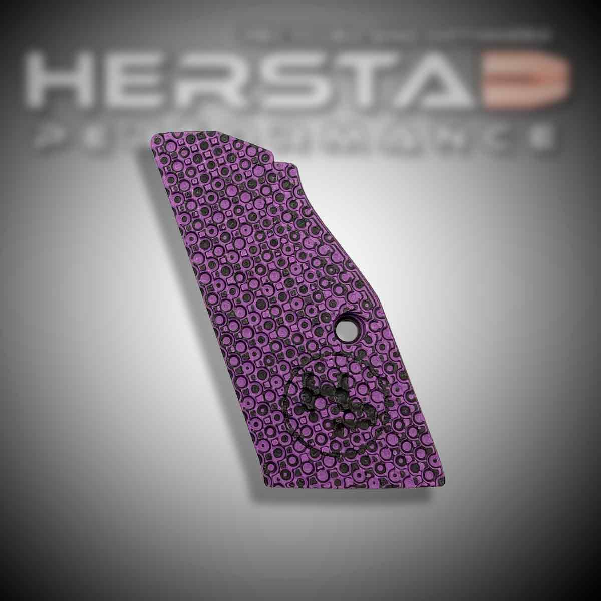 Herstad Performance - CZ Tactical Sport 2 - Palm Swell - Purple/Black (Black logo)
