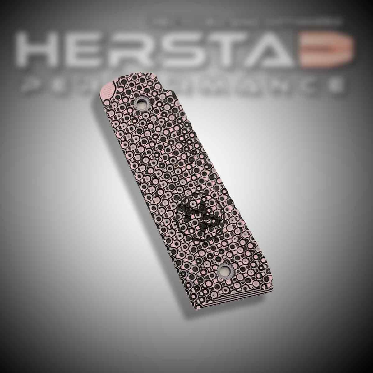 Herstad Performance - Ruger MK IV 22/45 - Thin Flat - Pink Pudder/Black (Black logo)