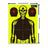 Fluorescent Splatter Target - Skeleton