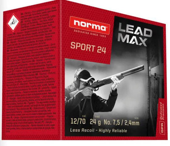 Norma - Lead Max Sport - 12/70 - 24gr - US 7,5 - 25/ask