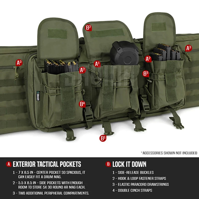 Savior Equipment - American Classic 36" Double Rifle Case - OD