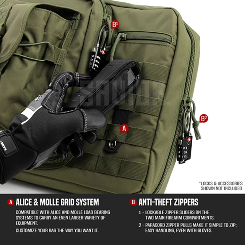 Savior Equipment - American Classic 36" Double Rifle Case - OD
