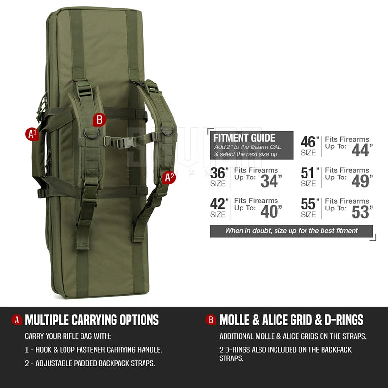 Savior Equipment - American Classic 36" Double Rifle Case - OD