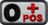 Blodgrupp 0+ Pos – Vit/Svart/Röd – Patch
