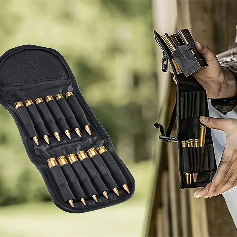 Kompakt patronhållare – 12 skott | Cordura-nylon för short/long action